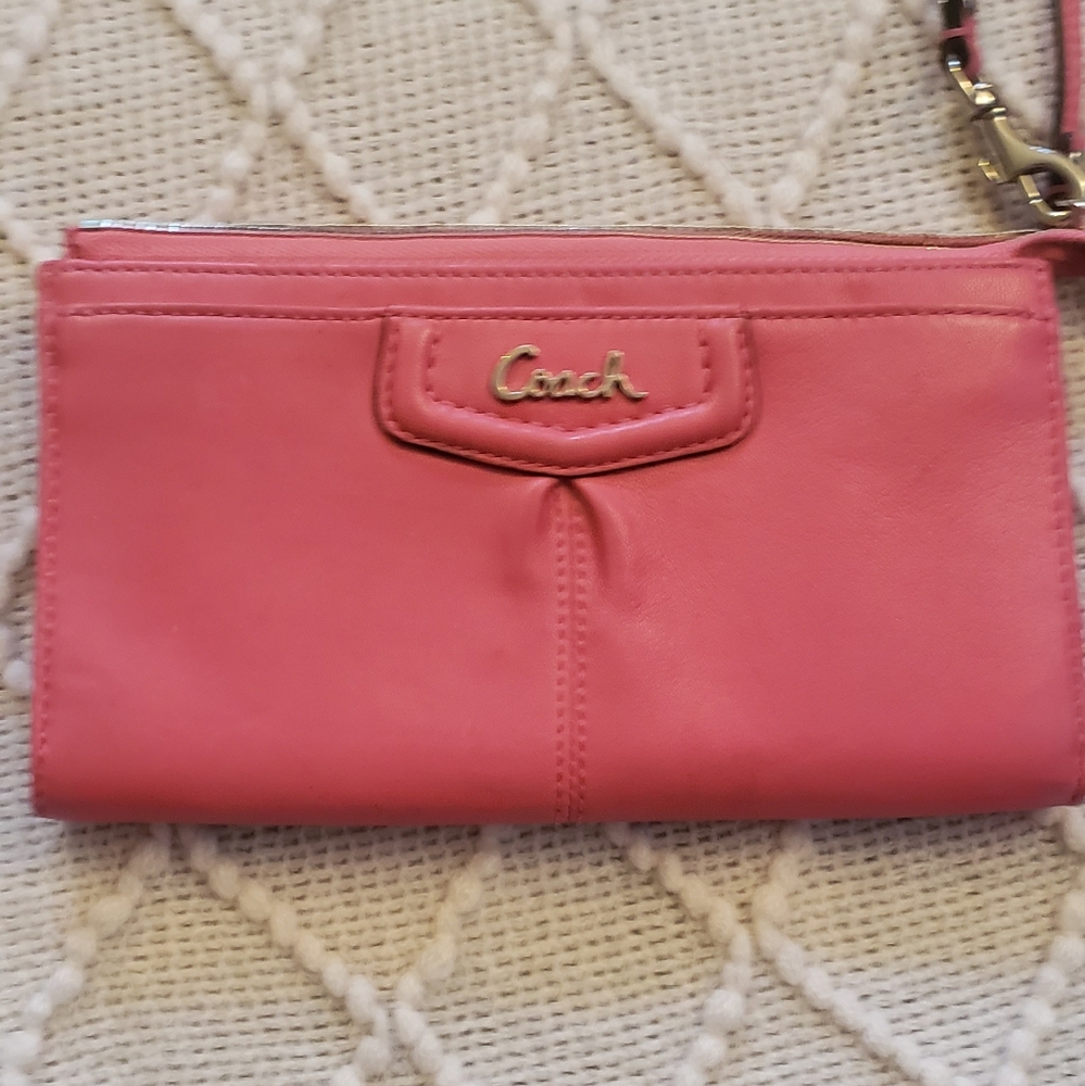 Pink Coach clutch